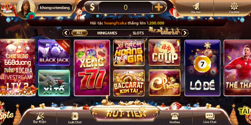 Giao diện chính cùng giao diện game ấn tượng